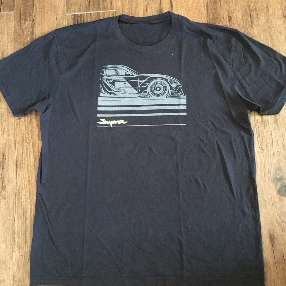 Supra Black Graphic Race Car T-Shirt